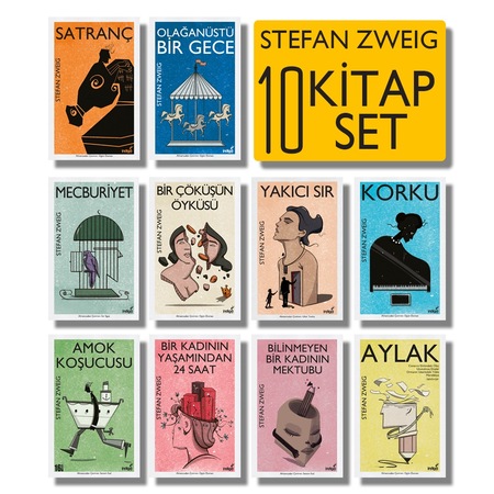 Stefan Zweig Seti 1 Seri 10 Kitap Kutulu Amazon Co Uk Stefan Zweig Mehmet Taylan Ozturk 9915382122541 Books