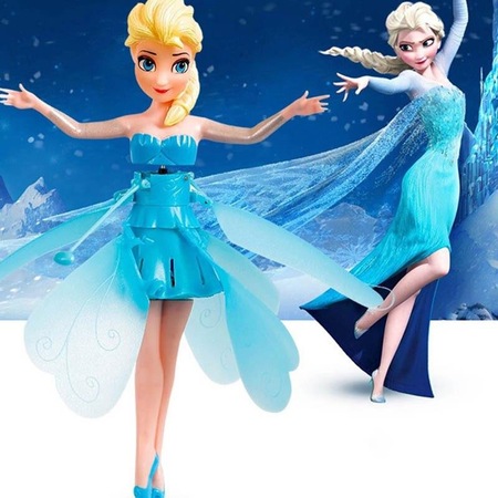 Micitytoys Prenses Elsa Uçan Peri El Sensörlü Şarjlı Uçan Bebek