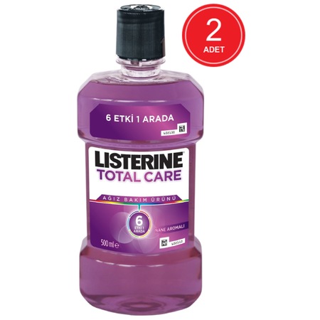 Listerine Total Care 6 Etki 1 Arada Ağız Bakım Suyu 2 x 500 ML