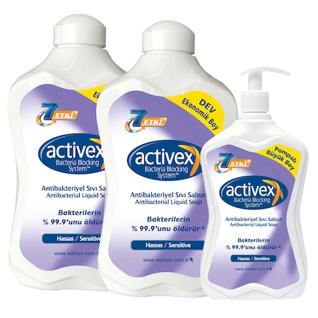 Activex Sıvı Sabun ile Keyifli Kullanım