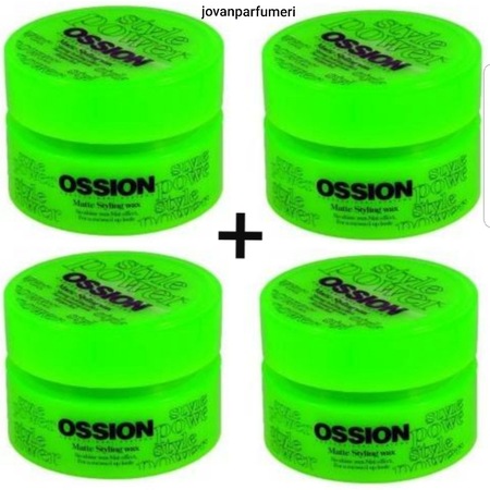 Ossion Matte Styling Wax 100ml Mat Vax 4 Adet Vaks N11 Com