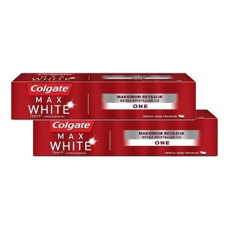 Colgate Max White One Maksimum Beyazlık Diş Macunu 2 x 75 ML