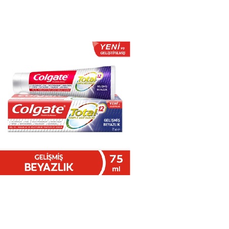 Colgate Total Gelismis Beyazlik Beyazlatici Dis Macunu 75 Ml 1 Paket 1 X 75 Ml Amazon Com Tr