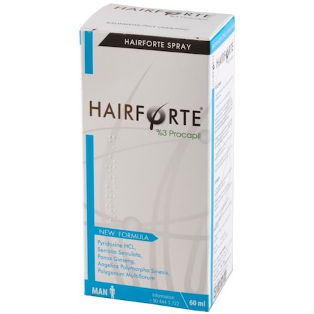 Hairforte Procapil Erkekler için Saç Dökülmesine Karşı Sprey 60 ML