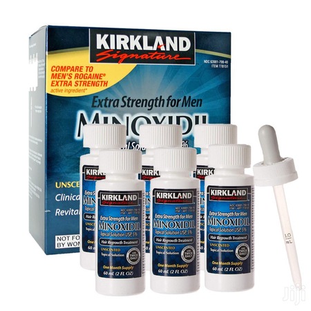 Kirkland Signature Minoxidil Extra Streng For Men 6 Aylık Tropical Solüsyon 6 x 60 ML