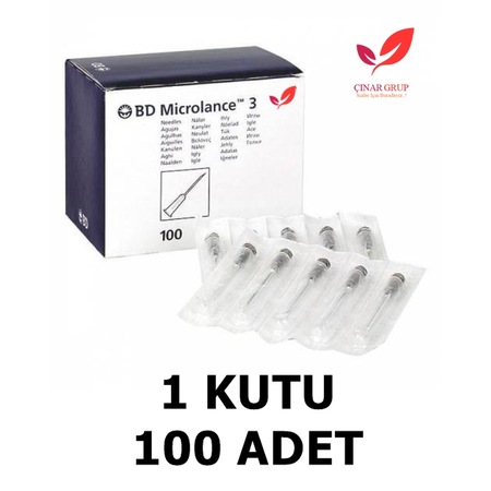 (1 Kutu 100 Adet) Bd Microlance 3 Mezoterapi İğnesi Ucu 30G