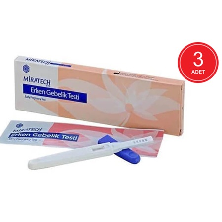 Miratech Erken Gebelik Testi 1 Test X 3 Paket Fiyatlari Ve Ozellikleri