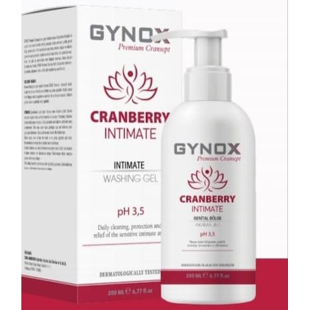 Gynox Cranberry İntim Yıkama Jeli 200 ML