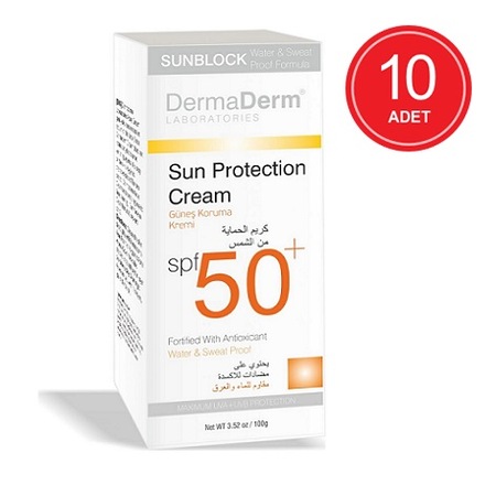 Dermaderm Sun Protection Spf 50 100 Gr Gunes Koruma Kremi Fiyatlari Ozellikleri Ve Yorumlari En Ucuzu Akakce