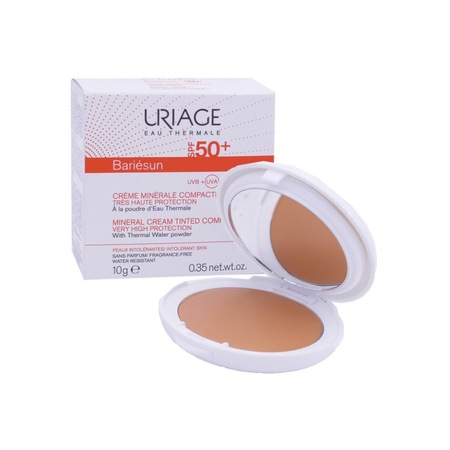 Uriage Bariesun Mineral Cream Golden Tinted Compact Spf 50+ 10 G