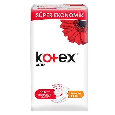 Kotex Ultra Hijyenik Ped Normal 26'lı