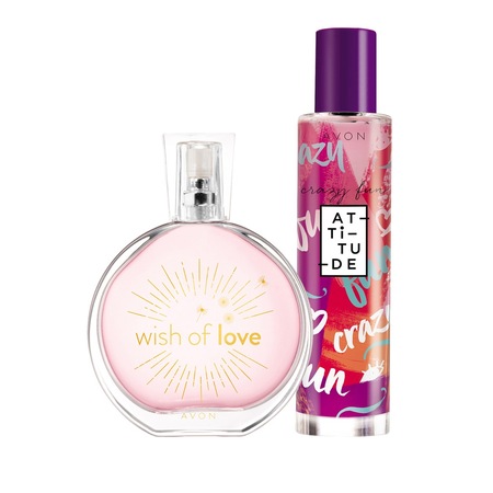 Avon Wish Of Love ve Attitude Crazy Fun Kadın Parfüm Seti
