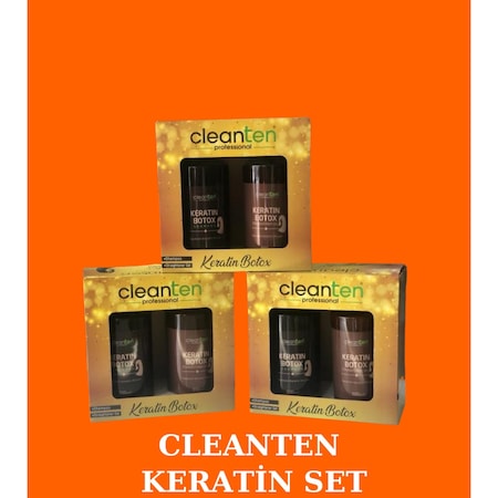 Cleanten Jel Keratin Bakımı ve Kalıcı Fön 2'li Set 1 L