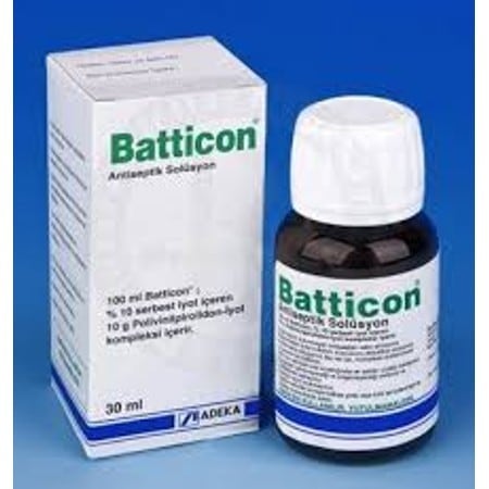 Batticon Antiseptik Solüsyon 30 ml. (BATİKON)