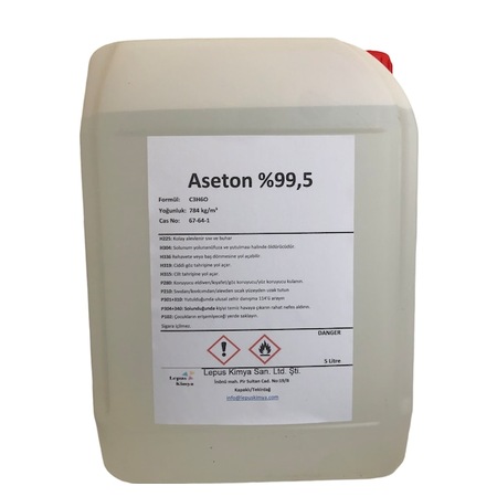 Saf Aseton % 99.5 5 L