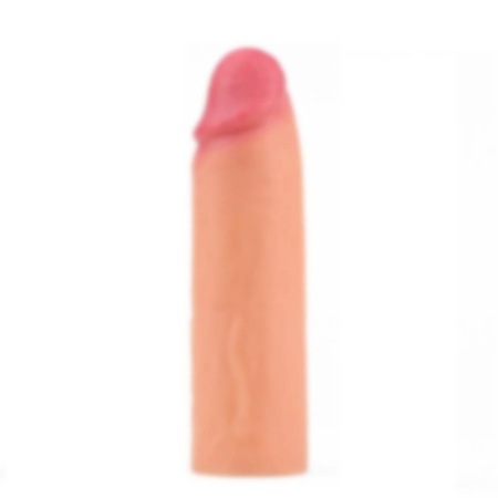 Lilitu Shop Nature Extender 4.5 Cm Dolgulu Premium Ten Rengi Silikon Penis Kı