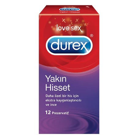 Durex Yakın Hisset Prezervatif 12'li