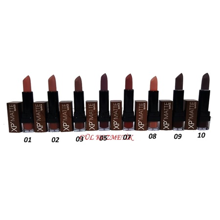 Xp Matte Lipstick Ruj Extra Mat 1 2 3 5 7 8 9 10 N11com