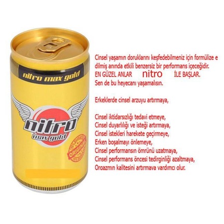 Nitro Max Gold Enerji İçeceği 150ml Ginseng Drink