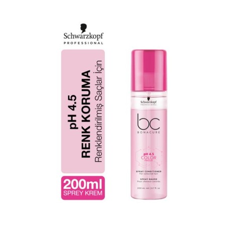 Schwarzkopf Bc Bonacure Ph 4 5 Color Freeze Sprey Sac Bakim Kremi 200 Ml Fiyatlari Ve Ozellikleri