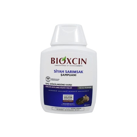 Bioxcin Saç Dökülmesine Karşı Siyah Sarımsak Şampuanı 300 ML