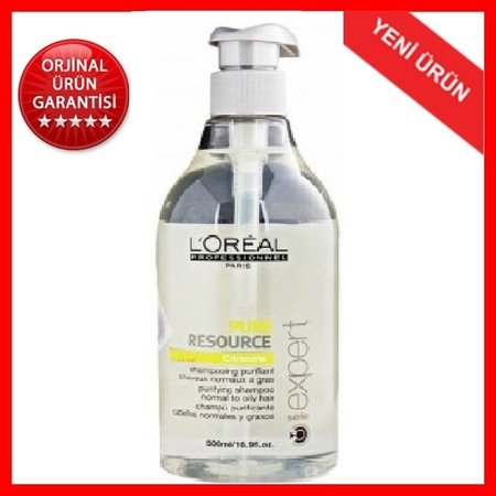 L'Oreal Paris Serie Expert Pure Resource Yağlı Saçlar için Şampuan 500 ML