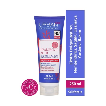 Urban Care Hyaluronic Acid & Collagen Saç Bakım Şampuanı 250 ML