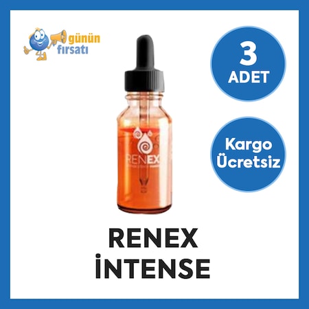 3 Adet Renex Intense %93 Efektif Formül - Ücretsiz Kargo