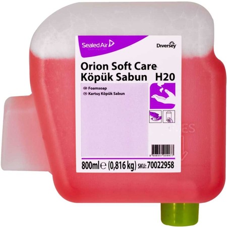 Diversey Orion Soft Care Foamsoap H20 Kartuş Köpük Sabun 800 ML x 12