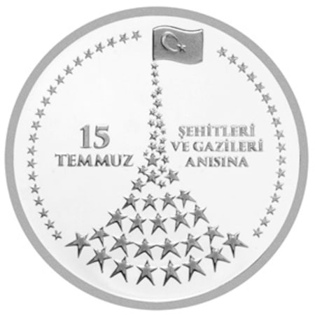 15 Temmuz Şehit ve Gazileri Anısına Gümüş Para
