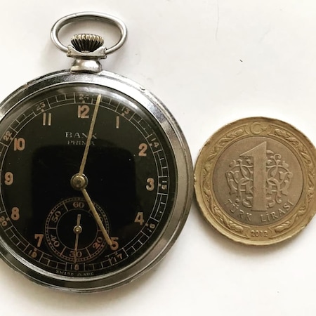 Bank Prima Köstekli Antika Cep Saati