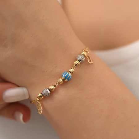 14 Ayar Altin Pandora Bileklik Gb43990