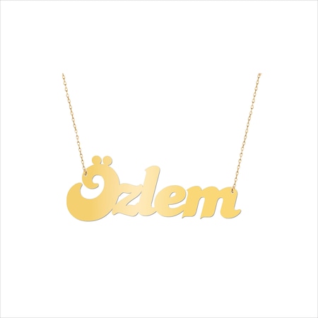4 Isimli Altin Isimli Kolye Kly3243 Myra Gold
