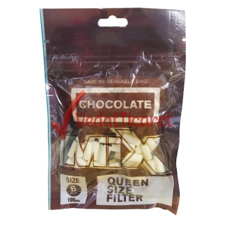Phers Mix Çikolatalı Filtre 6 Mm Slim - Çikolatalı Pamuk Zıvana