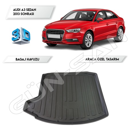 Audi A3 Sedan Bagaj Havuzu 2013 2020 Arasi 3d Woller Ultraflex Fiyatlari Ve Ozellikleri