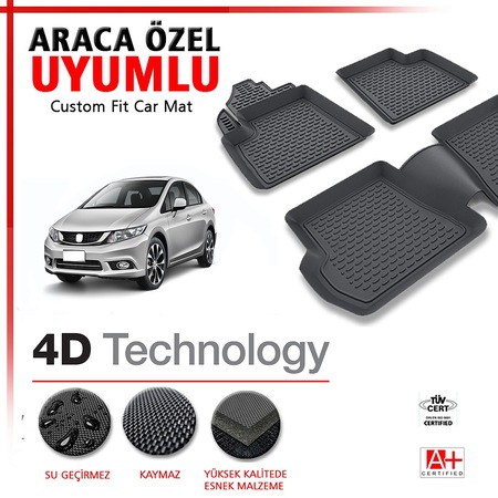 Honda Civic Fd6 3d Havuzlu Paspas 2007 2012 Bosse Fiyatlari Ve Ozellikleri