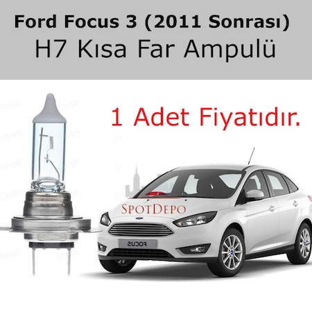 Ford focus kısa far ampul