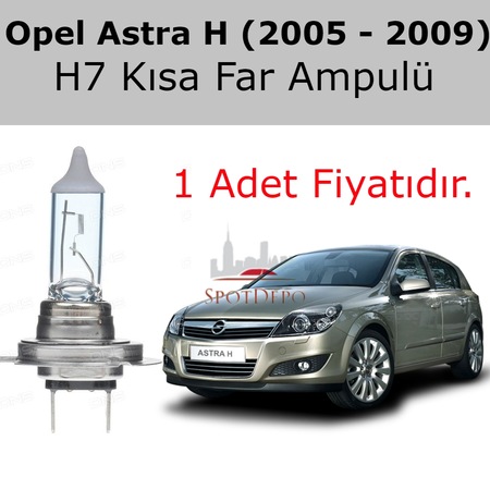 Opel astra h far ampülü