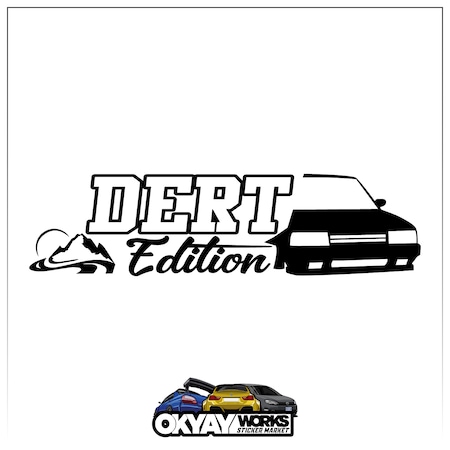 Dert Edition Sticker - Siyah