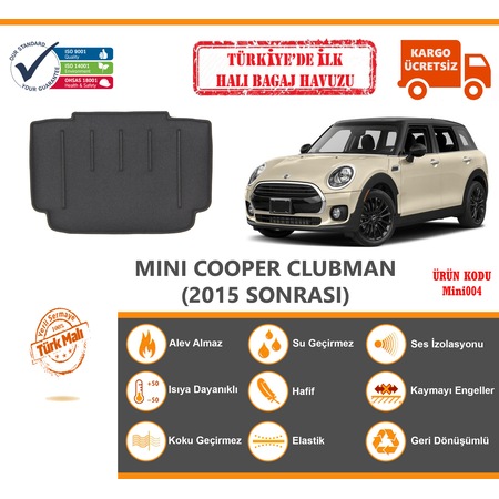 Mini Cooper Clubman Halı Bagaj Havuzu 2015 Sonrası N11com