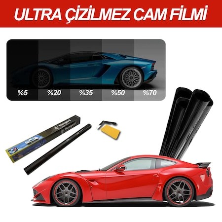 Oto Araç Bina Cam Filmi 6 Mt X 50 Cm Tüm Tonlar Oto Cam Filmi Fiyatları ve  Özellikleri