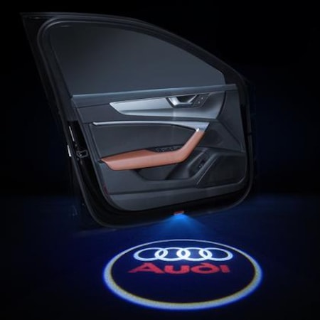 Audi kapı altı logo