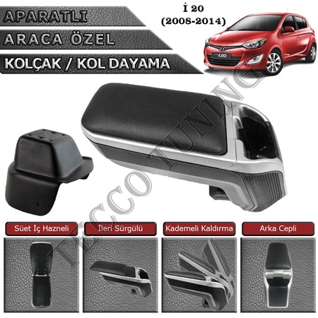 Hyundai I20 2008 2014 Luks Surgulu Kol Dayama Kolcak Fiyatlari Ve Ozellikleri