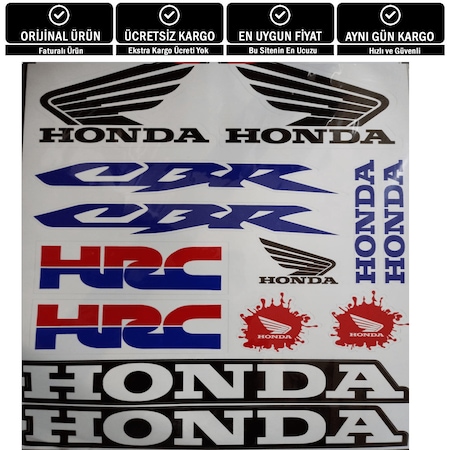 Honda Hrc Mavi Sticker Set N11com