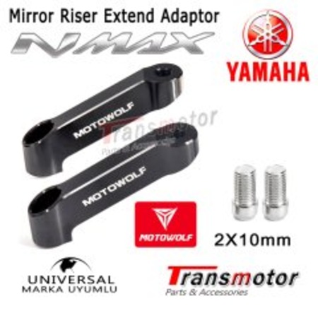 Nmax 125 155 Ayna Uzatma Ve Yukseltme Aparati Motowolf Isin Sonu Fiyatlari Ve Ozellikleri