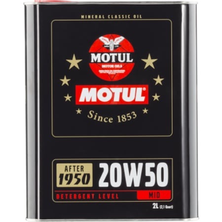 Motul Classic 20W-50 Mineral Motor Yağı 2 L
