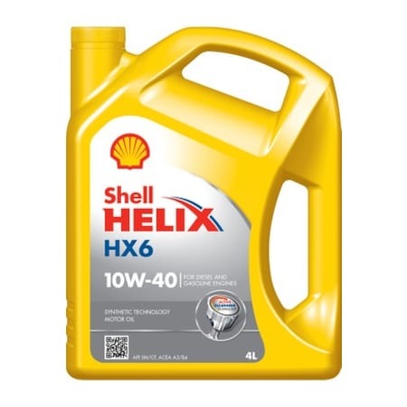 Shell Helix HX6 10W-40 Sentetik Motor Yağı 4 L