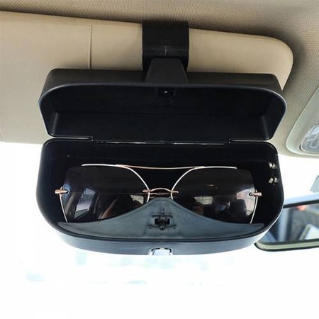 Polham Araç İçi Güneş Gözlüğü Kutusu, Güneşliğe Takılan Gözlük Tutucu