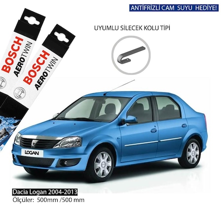 Dacia Logan Silecek Takimi 2004 2013 Bosch Aerotwin N11 Com