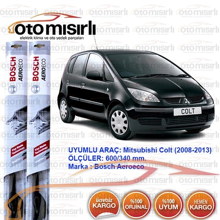 Mitsubishi Colt Silecek Takimi 2008 2013 Bosch Aeroeco N11 Com